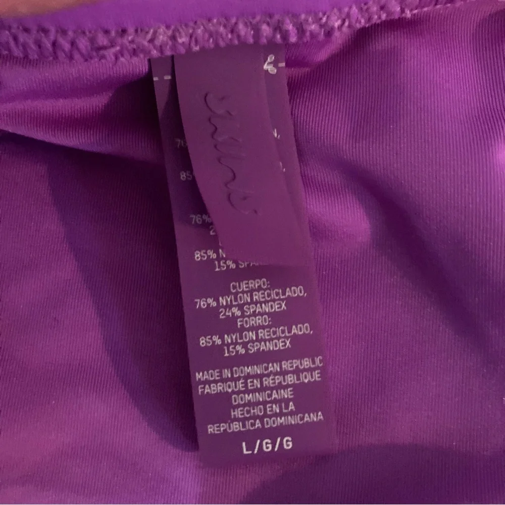 SKIMS Mid Coverage Swim Bottoms L